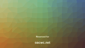 What Oacwc.net website looked like in 2019 (4 years ago)