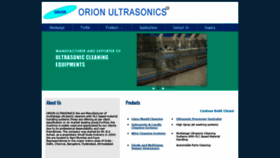 What Orionultra.com website looked like in 2019 (4 years ago)