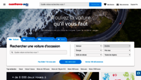 What Ouestfrance-auto.com website looked like in 2019 (4 years ago)