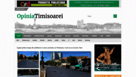 What Opiniatimisoarei.ro website looked like in 2019 (6 years ago)