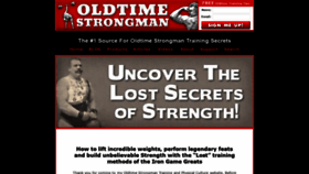 What Oldtimestrongman.com website looked like in 2019 (4 years ago)