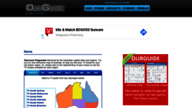 What Ourguide.com.au website looked like in 2019 (4 years ago)