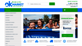 What Okmarket.sk website looked like in 2019 (4 years ago)