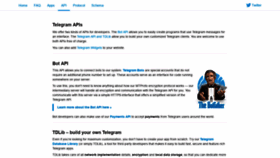 What Oauth.telegram.org website looked like in 2019 (4 years ago)