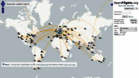 What Openflights.org website looked like in 2019 (5 years ago)