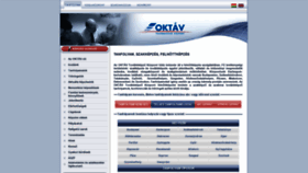 What Oktav.hu website looked like in 2019 (4 years ago)