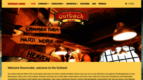 What Outback.ch website looked like in 2019 (4 years ago)