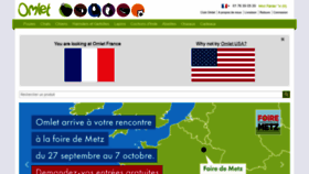 What Omlet.fr website looked like in 2019 (4 years ago)