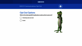 What Optout.geico.com website looked like in 2019 (4 years ago)
