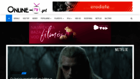 What Online-tv.pl website looked like in 2019 (4 years ago)