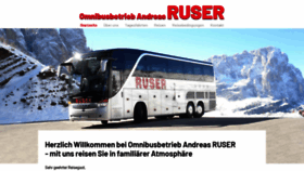 What Omnibusbetrieb-ruser.de website looked like in 2019 (4 years ago)