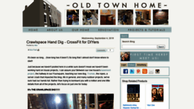 What Oldtownhome.com website looked like in 2019 (4 years ago)