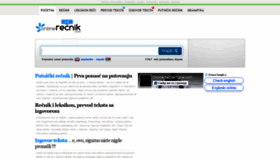 What Onlinerecnik.com website looked like in 2019 (4 years ago)