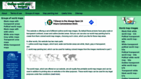 What Outline-world-map.com website looked like in 2019 (6 years ago)
