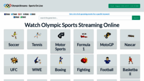 What Olympicstreams.me website looked like in 2019 (4 years ago)
