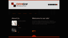 What Ochregray.com website looked like in 2019 (4 years ago)
