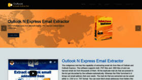 What Outlook-email-extractor.com website looked like in 2019 (4 years ago)