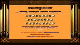 What Organ-biography.info website looked like in 2019 (4 years ago)