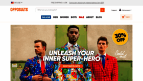 What Opposuits.com website looked like in 2019 (4 years ago)
