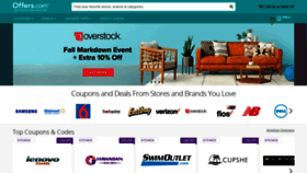 What Offers.com website looked like in 2019 (4 years ago)