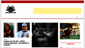 What Omojuwa.com website looked like in 2019 (4 years ago)