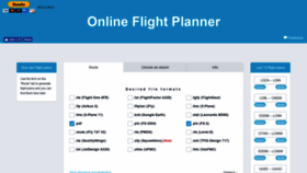 What Onlineflightplanner.org website looked like in 2019 (4 years ago)