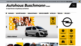 What Opel-buschmann-espelkamp.de website looked like in 2019 (4 years ago)