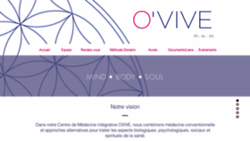 What Ovive.be website looked like in 2019 (4 years ago)