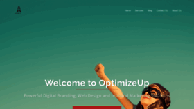 What Optimizeup.com website looked like in 2019 (4 years ago)