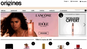 What Origines-parfums.com website looked like in 2019 (4 years ago)