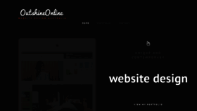 What Outshineonline.com.au website looked like in 2019 (4 years ago)