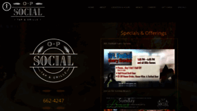 What Opsocialtapandgrille.com website looked like in 2019 (4 years ago)