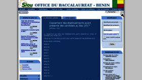What Officedubacbenin.bj website looked like in 2019 (4 years ago)