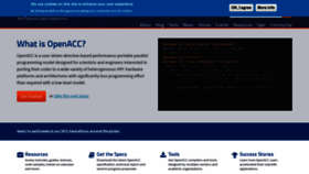 What Openacc.org website looked like in 2019 (4 years ago)