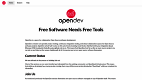 What Opendev.org website looked like in 2019 (4 years ago)