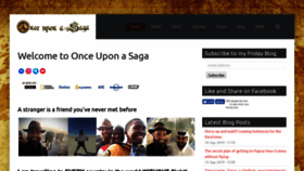 What Onceuponasaga.dk website looked like in 2019 (4 years ago)