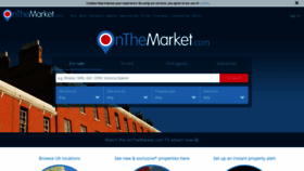 What Onthemarket.com website looked like in 2019 (4 years ago)