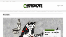 What Organiconcrete.com website looked like in 2019 (4 years ago)