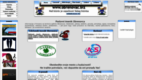 What Obrenovac.biz website looked like in 2019 (4 years ago)