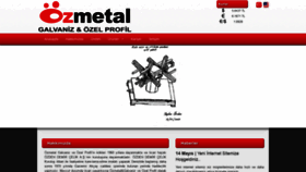 What Oz-metal.com website looked like in 2019 (4 years ago)