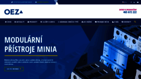 What Oez.cz website looked like in 2019 (6 years ago)