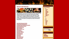 What Ojairestaurants.com website looked like in 2019 (4 years ago)