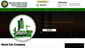 What Oilmillmachinery.com website looked like in 2019 (4 years ago)