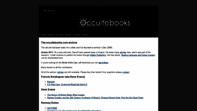What Occultebooks.com website looked like in 2019 (4 years ago)