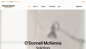 What Odmk.ie website looked like in 2019 (4 years ago)