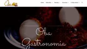 What Obagastronomia.com.br website looked like in 2019 (4 years ago)