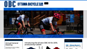 What Ottawabicycleclub.ca website looked like in 2019 (4 years ago)