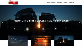 What Overseaslogistic.com website looked like in 2019 (4 years ago)