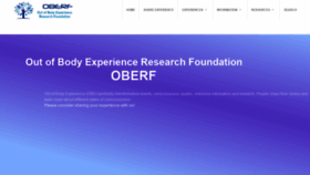 What Oberf.org website looked like in 2019 (4 years ago)