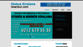 What Otobuskiralamaistanbul.com website looked like in 2019 (4 years ago)